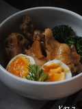 Chicken Wing and Konnyaku Stewed in Vinegar