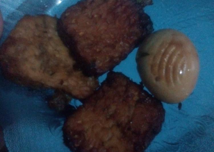 Bacem tempe & telur