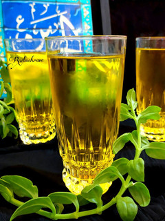 عکسی از دستور شربت گلاب و زعفران نذری