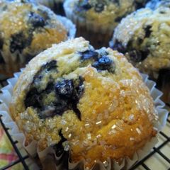 A picture of " Blueberry Muffins " ( made with splenda ).