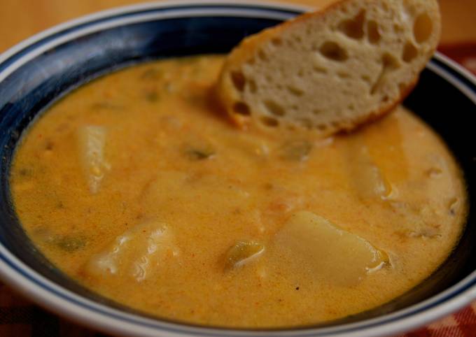 Recipe of Award-winning Slow Cooker Nacho Potato Soup