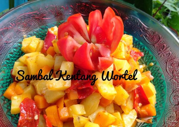 Resep: Sambal Kentang Wortel Rumahan