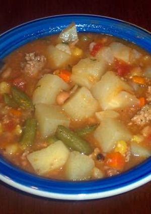 A picture of Hobo Stew.