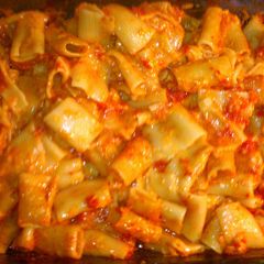 A picture of Dirty D's cheesy thing.