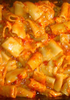 A picture of Dirty D's cheesy thing.