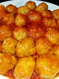 Bakso Udang Saus Bolognese