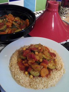 A picture of Vickys Moroccan-Style Root Vegetable Tagine, GF DF EF SF NF.