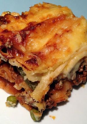 A picture of WOW lasagne.