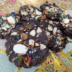 A picture of Chocolate Nuts Bark.