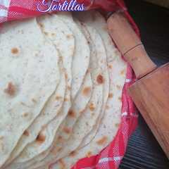 A picture of Sourdough Tortillas.