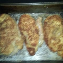 A picture of Bacon Broccoli and Cheese Stuffed Chicken Breast.