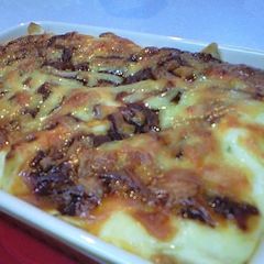 A picture of Completely Handmade Lasagna.