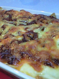 A picture of Completely Handmade Lasagna.