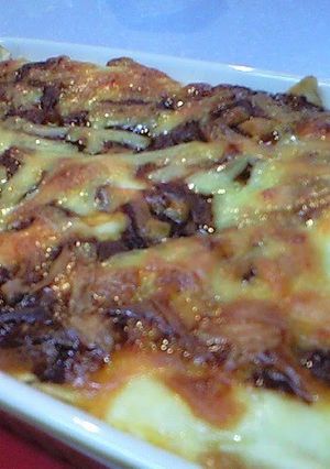 A picture of Completely Handmade Lasagna.