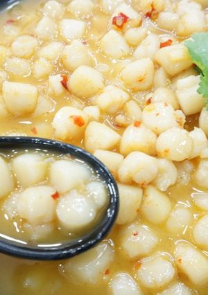 Hình của món Cồi sò điệp xào bơ tỏi.