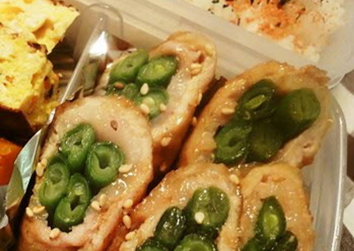 Pork Wrapped Green Beans for Bento