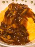 Fluffy and Creamy Omurice with Demi-Glace Sauce