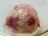 strawberry cream cheese ice cream