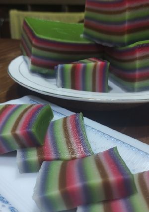 Foto resep Lapis tepung beras + sagu