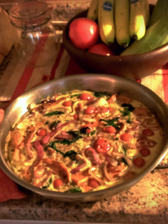 A picture of Sweet Potato and Tomato Frittata.