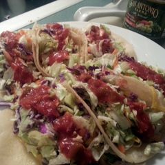 A picture of Soft Chicken Tacos.