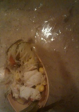 A picture of Chicken soup.
