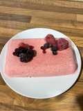 Helado de fresas congeladas