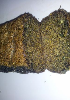 A picture of flaxseed bread.