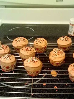 A picture of Pumpkin Spice Cupcakes.