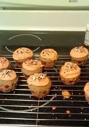 A picture of Pumpkin Spice Cupcakes.
