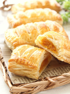 A picture of Kabocha Pie - An Easy Halloween Snack.
