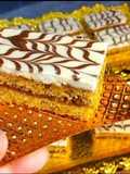 كروكي سنيوة محشي بالكاوكاو علي شكل ميلفاي