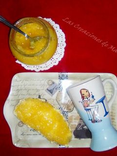 Una foto de Mermelada de piña, sin azúcar