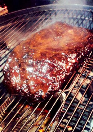 A picture of Espresso Smoked Brisket.