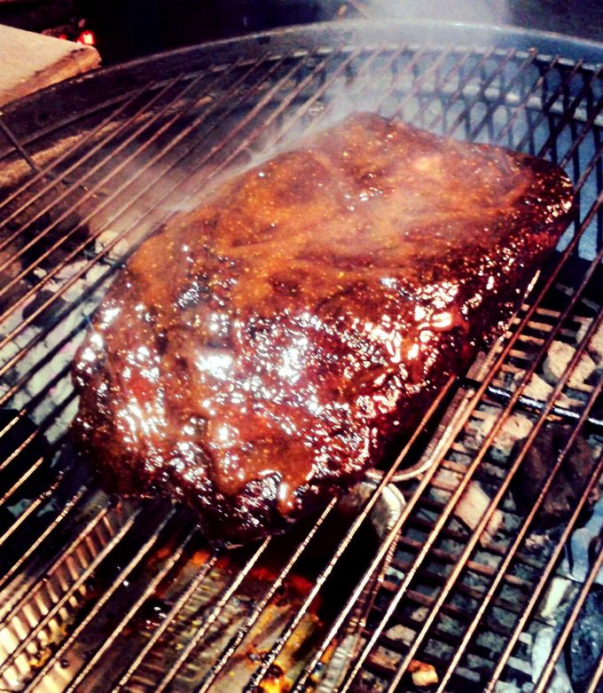 A picture of Espresso Smoked Brisket.