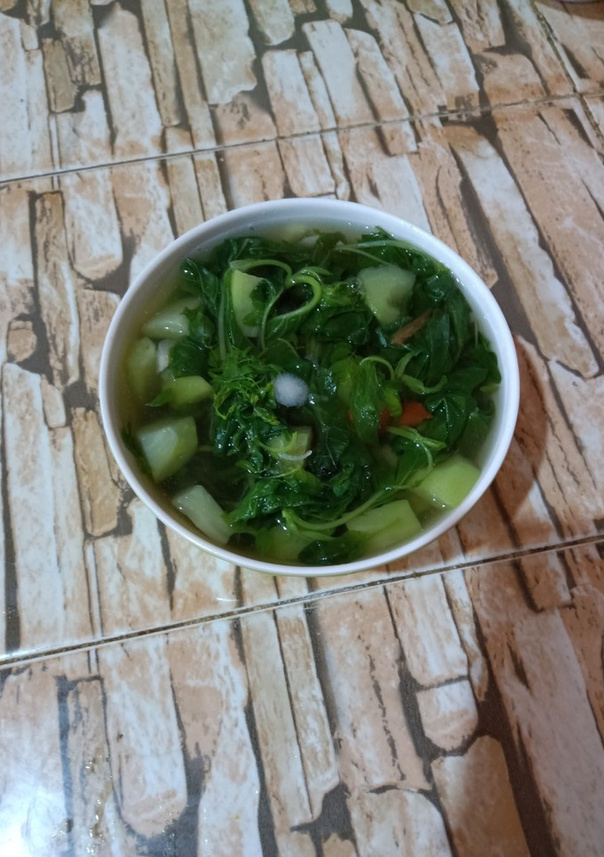 Foto resep Sayur Bayam Labu Kelor
