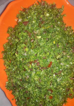 صورة لوصفة تبولة