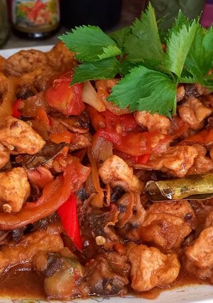 Foto resep Tahu kerang saus tiram