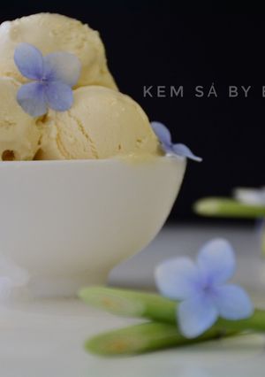 Hình của món Kem sả.