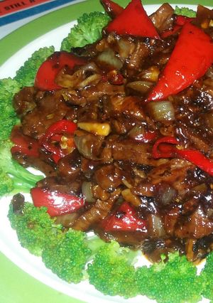 Foto resep Brokoli Sapi Lada Hitam