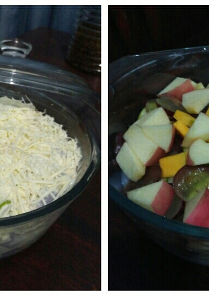 Foto resep Salad buah spesial wippy cream 😋