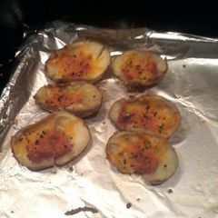Potato skins A picture of Potato skins.