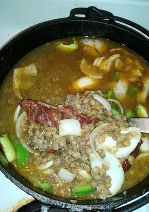 A picture of Lentils Stew.