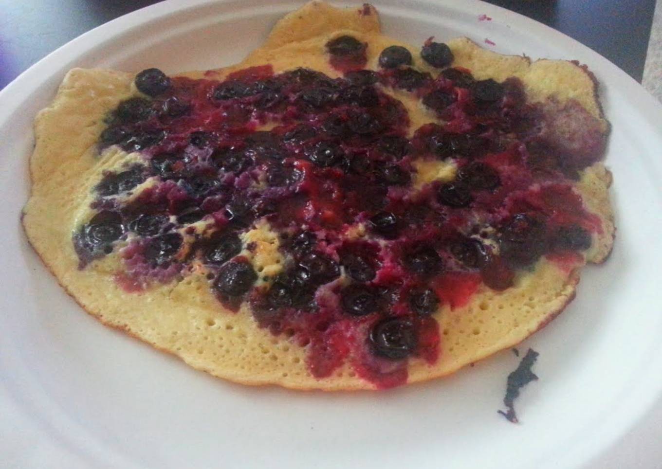 Blueberry pancake