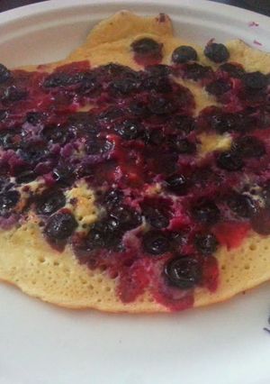 A picture of Blueberry pancake.
