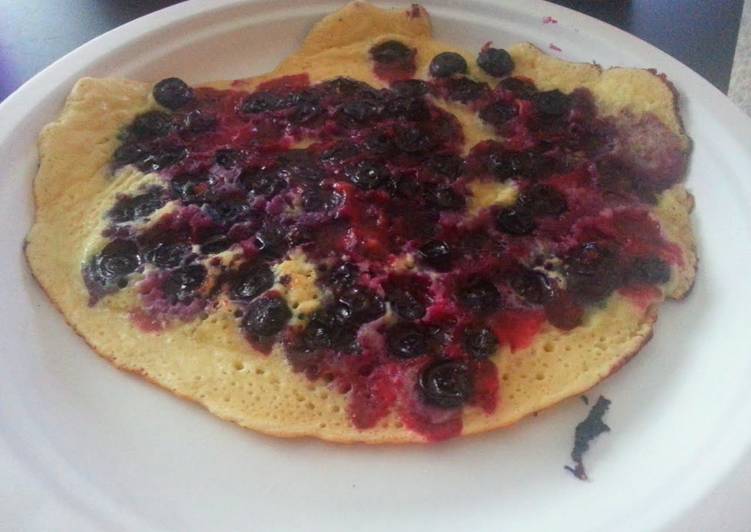 Recipe of Super Quick Homemade Blueberry pancake