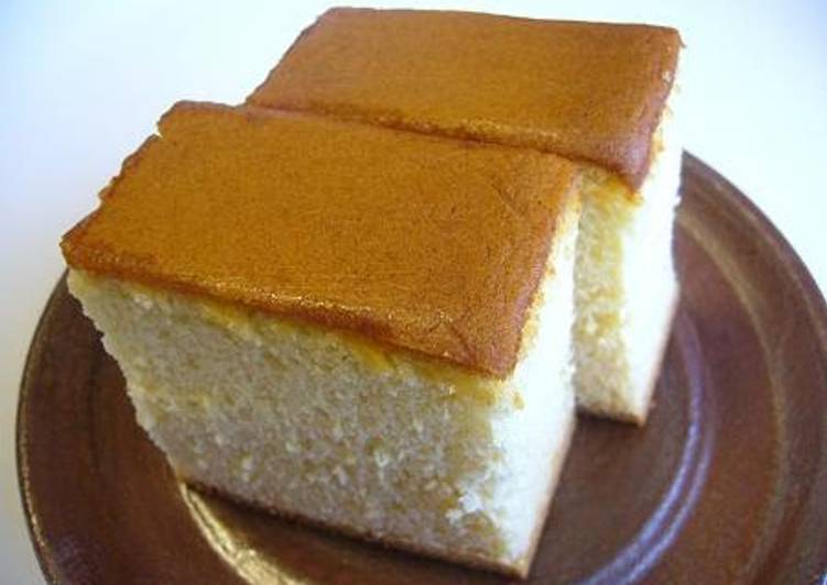 Simple Way to Make Ultimate Very Moist Castella Cake Using a Hand Mixer