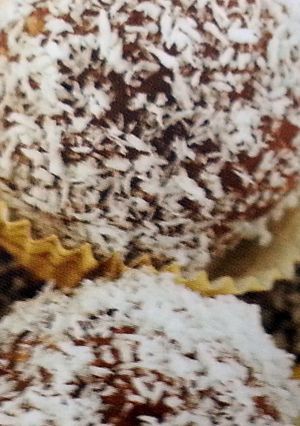 A picture of kellogg's coconut balls.