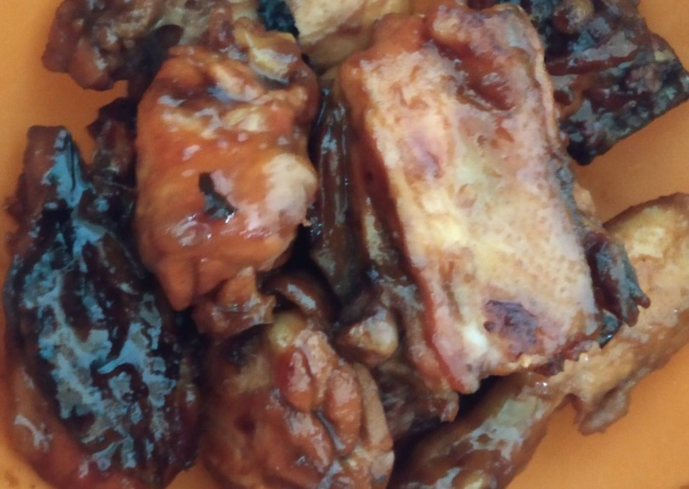 Pindang ayam ungkep manis