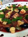 Pomegranate And Grape Jello Salad With Smoked Salmon